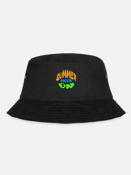 Summer Mood On - Bucket Hat - Schwarz