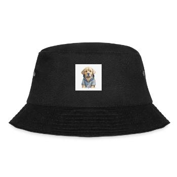 Labrador Retriever Portrait - Bucket Hat - Schwarz - Vorne - Lela (165cm)