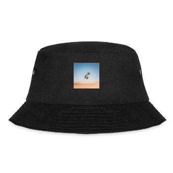 Brennende Palme bei glühender Hitze in der Wüste. - Bucket Hat - Schwarz - Vorne - Lela (165cm)