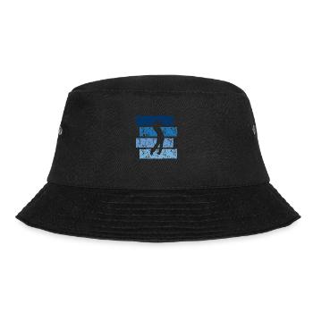 Golf-Geschenk Vintage - Bucket Hat - Schwarz - Vorne - Lela (165cm)
