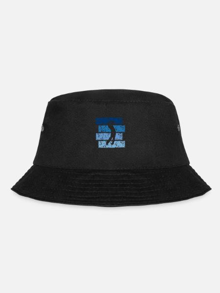 Golf-Geschenk Vintage - Bucket Hat - Schwarz