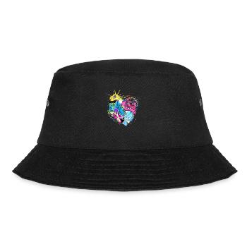 Graffiti style Splash hip hop colors painter color - Bucket Hat - black - Front - Lela (165cm)