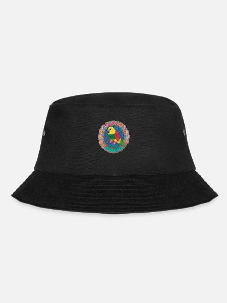 schöner heller Papagei | - Bucket Hat - Schwarz