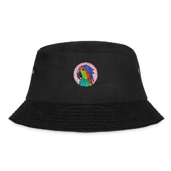 beautiful bright parrot | - Bucket Hat - black - Front - Lela (165cm)