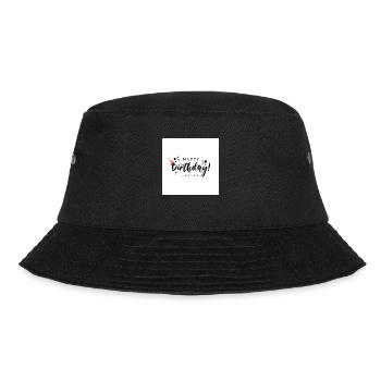 HappyBDay - Bucket Hat - Schwarz - Vorne - Lela (165cm)