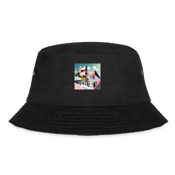 The Bauhaus Legacy - Bucket Hat - Schwarz - Vorne - Lela (165cm)