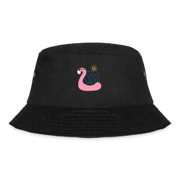 Piscine Vibes Flamingo - Bob - noir - Devant - Lela (165cm)