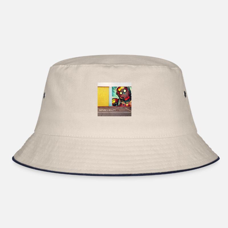 Robot natures beauty Bucket Hat