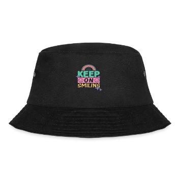 Keep On Smiling - Bucket Hat - black - Front - Lela (165cm)
