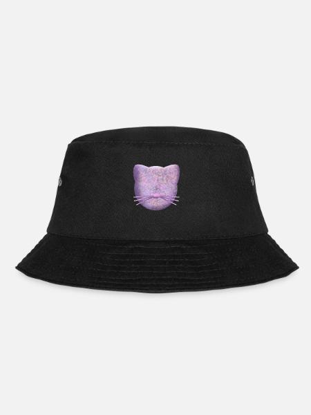 Logo chat violet - Bob - noir