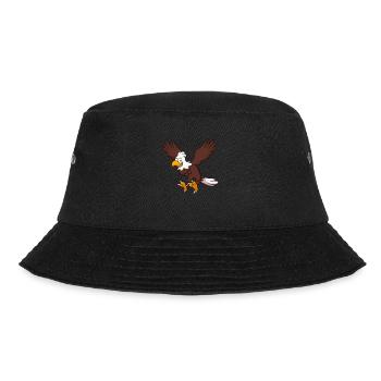 Flying Eagle Character - Bucket Hat - black - Front - Lela (165cm)
