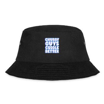 Chubby Guys Cuddle Better - Bucket Hat - black - Front - Lela (165cm)