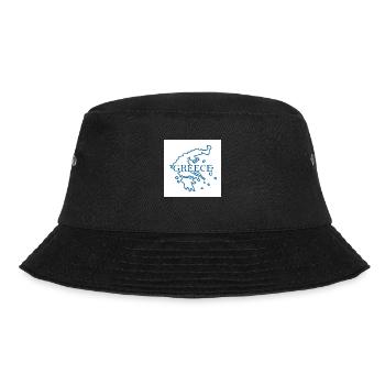 Map of Greece - Bucket Hat - black - Front - Lela (165cm)