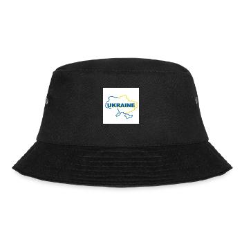 Map of Ukraine - Bucket Hat - black - Front - Lela (165cm)
