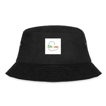 Map of Ethiopia - Bucket Hat - black - Front - Lela (165cm)