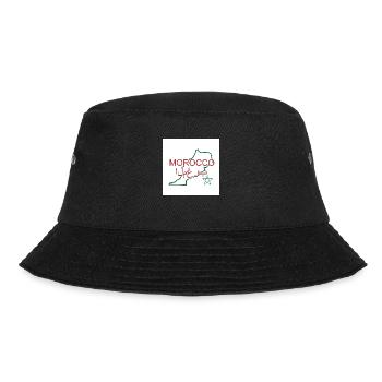 Map of Morocco - Bucket Hat - black - Front - Lela (165cm)
