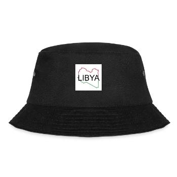 Map of Libya - Bucket Hat - black - Front - Lela (165cm)