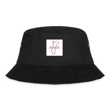 Map of Alsace - Bucket Hat - black - Front - Lela (165cm)