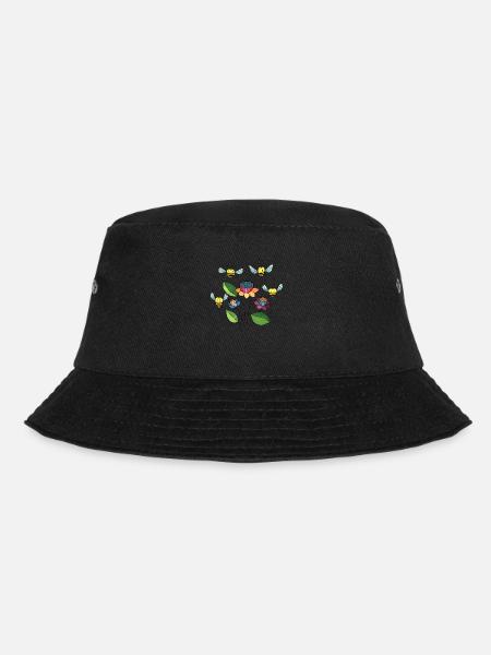 Bienen - Bucket Hat - Schwarz