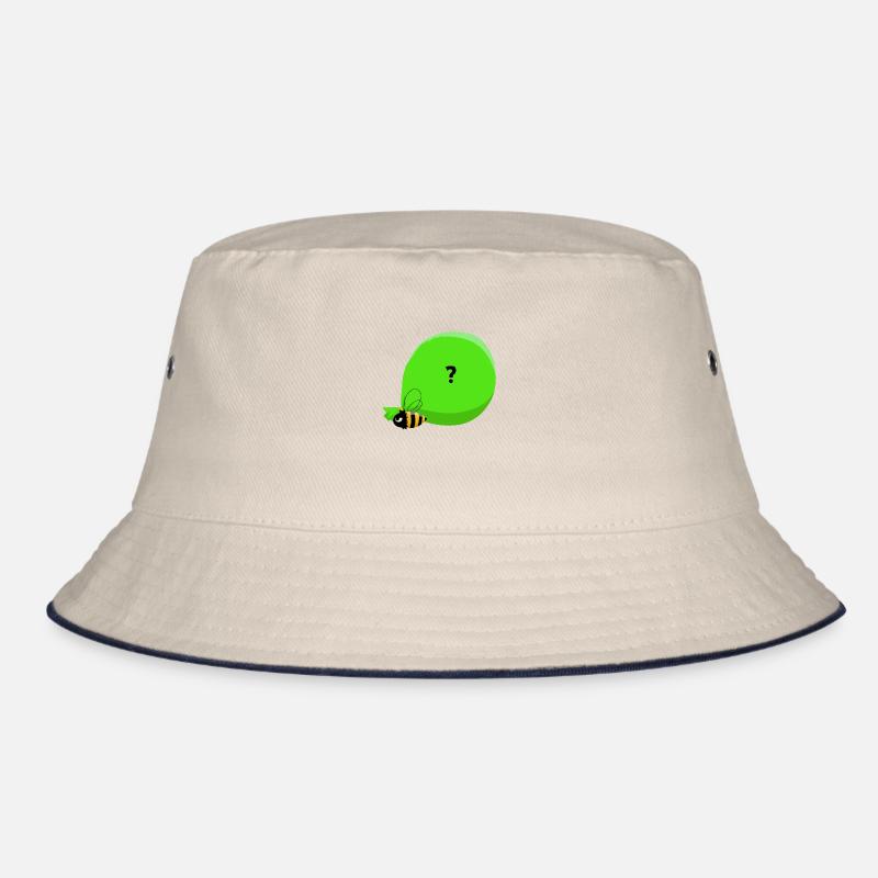 Bee & big mysterious bag Bucket Hat