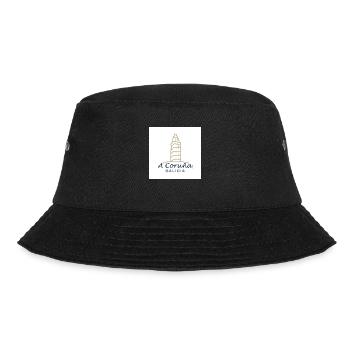 A Coruña - Bucket Hat - Schwarz - Vorne - Lela (165cm)