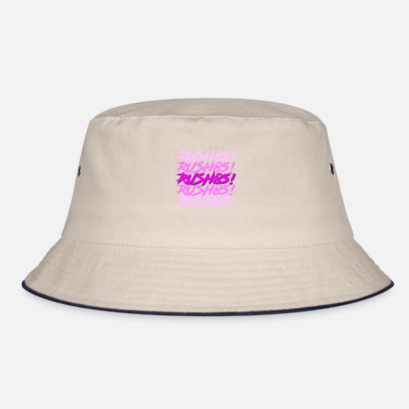 Synthwave / Cyberpunk Title Design RUSH85! -Hell Bucket Hat