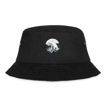 Polar bear - Bucket Hat - black - Front - Lela (165cm)