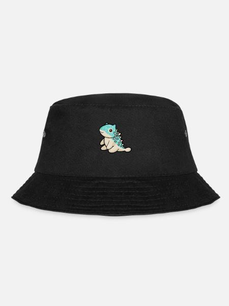 hugadino Ankylosaurus, Dino, süßer Dinosaurier - Bucket Hat - Schwarz