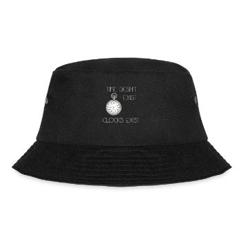 time doesn't exist - Bucket Hat - black - Front - Lela (165cm)