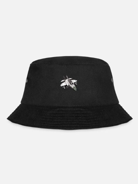 Silberpfeil-Ebene - Bucket Hat - Schwarz