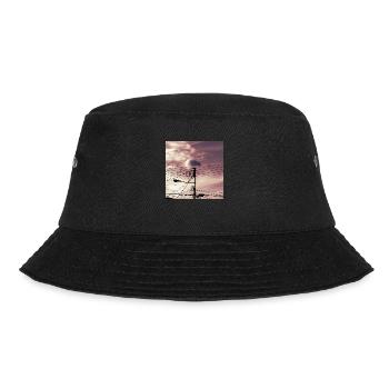 The bird on the cables - Bucket Hat - black - Front - Lela (165cm)