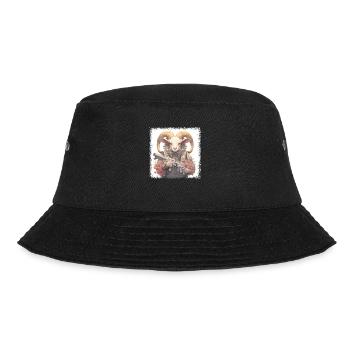 design animal dessin animé mouton lion drôle citation drôle - Bob - noir - Devant - Lela (165cm)