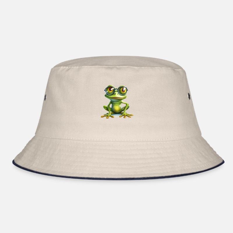 Frösche brauchen eigentlich keine Brille Bucket Hat