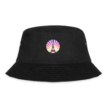 Eiffelturm - Bucket Hat - Schwarz - Vorne - Lela (165cm)
