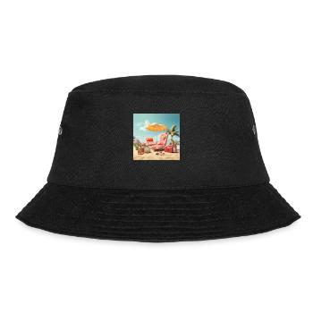 Holiday Joy Trend Shirt - Bucket Hat - black - Front - Lela (165cm)