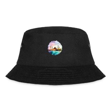 Türkische Architektur, Malerei, Farben - Bucket Hat - Schwarz - Vorne - Lela (165cm)