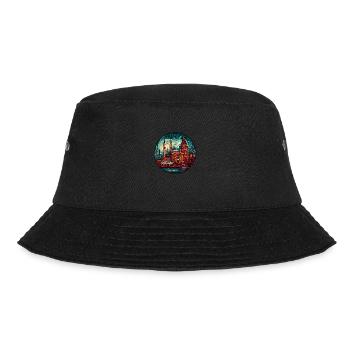 Turkish architecture - Bucket Hat - black - Front - Lela (165cm)