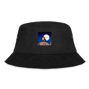 Monkey - Bucket Hat - Schwarz - Vorne - Lela (165cm)