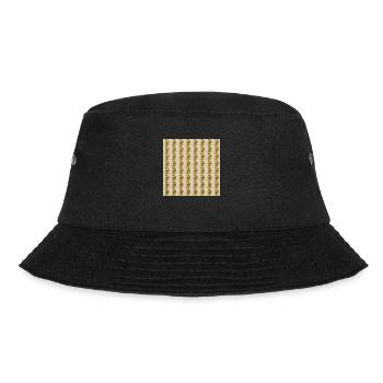 Lucky 64 Cats - Bucket Hat - Schwarz - Vorne - Lela (165cm)