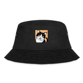 Surpris Happy Mignon Adorable Funny Cat - Bob - noir - Devant - Lela (165cm)