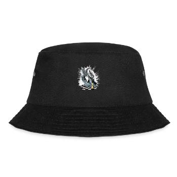 The winged rider n°2 - Bucket Hat - black - Front - Lela (165cm)