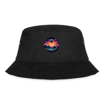 Retro adventures full of life: Your unique R - Bucket Hat - black - Front - Lela (165cm)