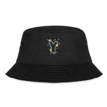 Letter y vehicle - personalized child gift - Bucket Hat - black - Front - Lela (165cm)