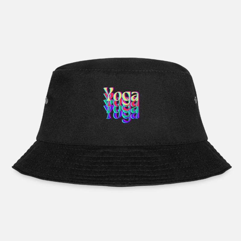 Yoga Spread - Bucket Hat - Schwarz