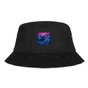 children 4wd bath duck animal welfare rubber duck - Bucket Hat - Schwarz - Vorne - Lela (165cm)