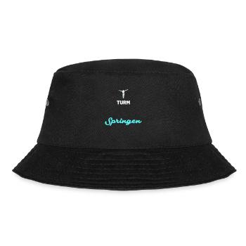 Turmspringen Springer - Bucket Hat - Schwarz - Vorne - Lela (165cm)
