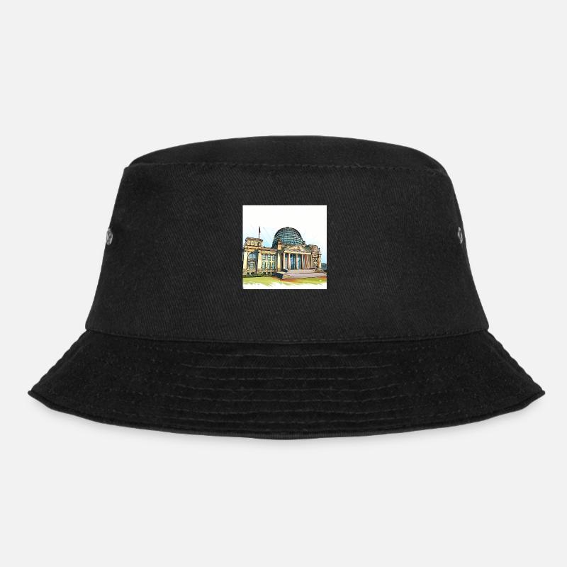 Berliner Bundestag - Bucket Hat - Schwarz
