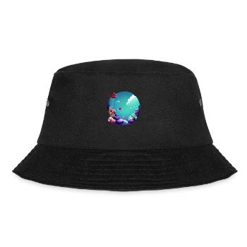 Aquarium Fische Fischzüchter Fische Prachtguppy - Bucket Hat - Schwarz - Vorne - Lela (165cm)