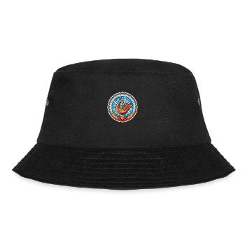 Turkey Pet Colorful Watercolor Animal Illustration - Bucket Hat - black - Front - Lela (165cm)