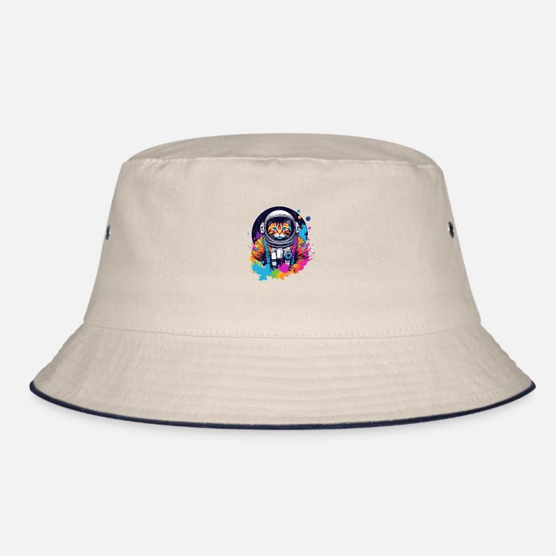 Astronaut Cat Bucket Hat